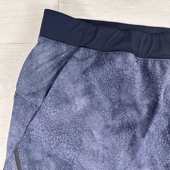 VRST Shorts Men XXL 7" Stealth 2 in 1 Boxer Woven Brief Lined Blue Golf Gym NWT - Picture 3 of 12